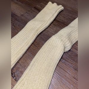 Cream Leg Warmers